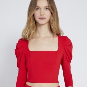 Alice + Olivia Rach Top in Paprika